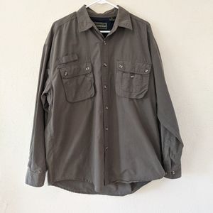 Field and stream button up utility shirt (e)